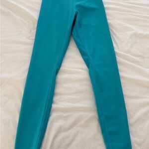 ALO Yoga Teal-Blue Performance Leggings